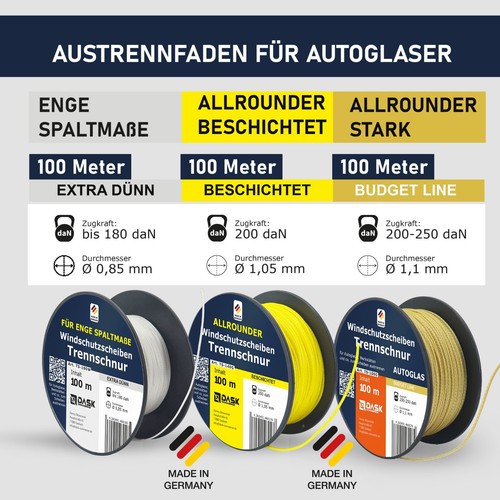 Autoglas trennschnur 100m - trennschnur,