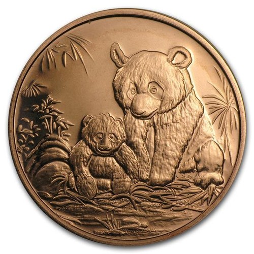 Unze copper round - unze,