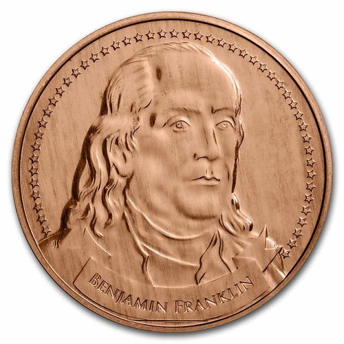 Unze copper round - unze,
