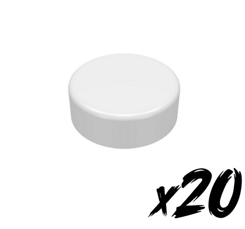 20x lego 98138 1x1 fliese - 98138, •