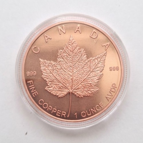 Maple leaf kupfermünze - 1, oz